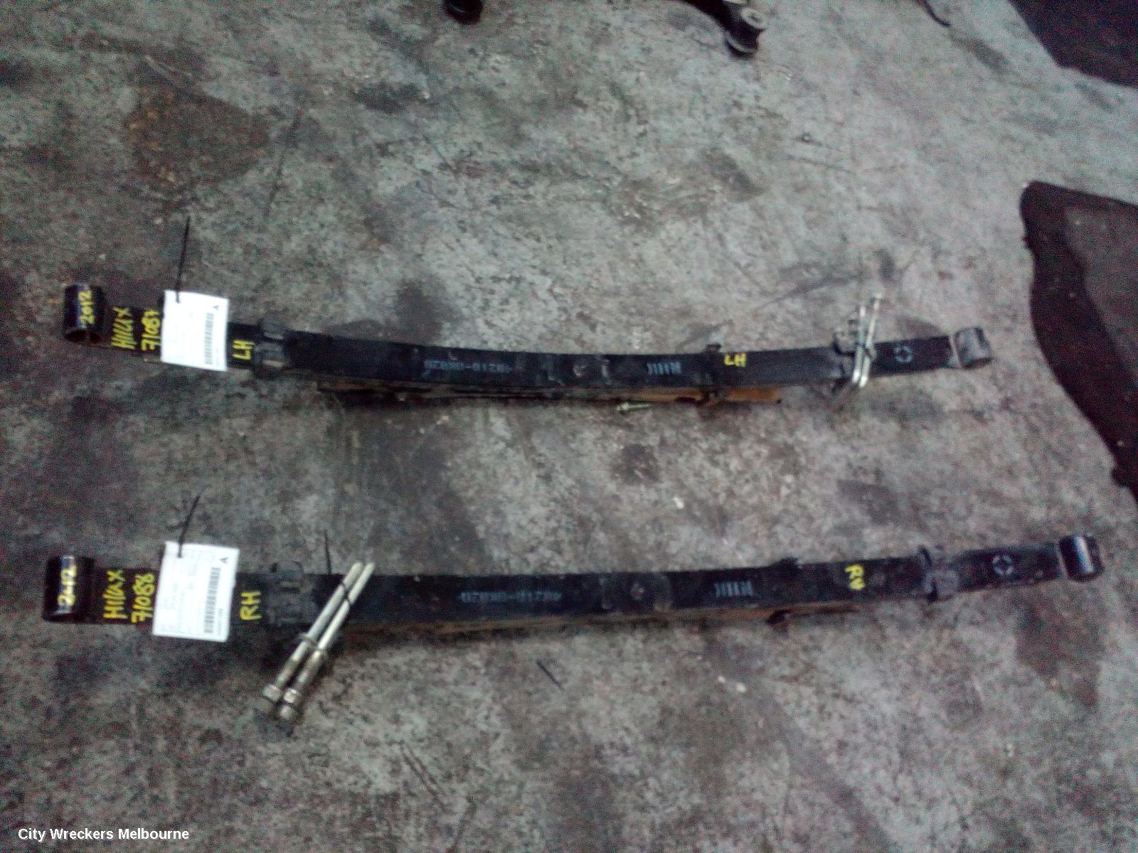 TOYOTA HILUX REAR LEAF SPRING, RH SIDE, 4WD TYPE, 03/2005 - 08/2015