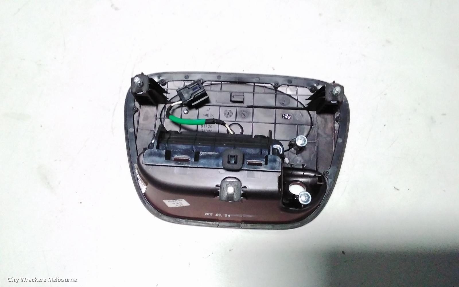 KIA PICANTO TAILGATE HANDLE, JA, 05/2017 ONWARDS