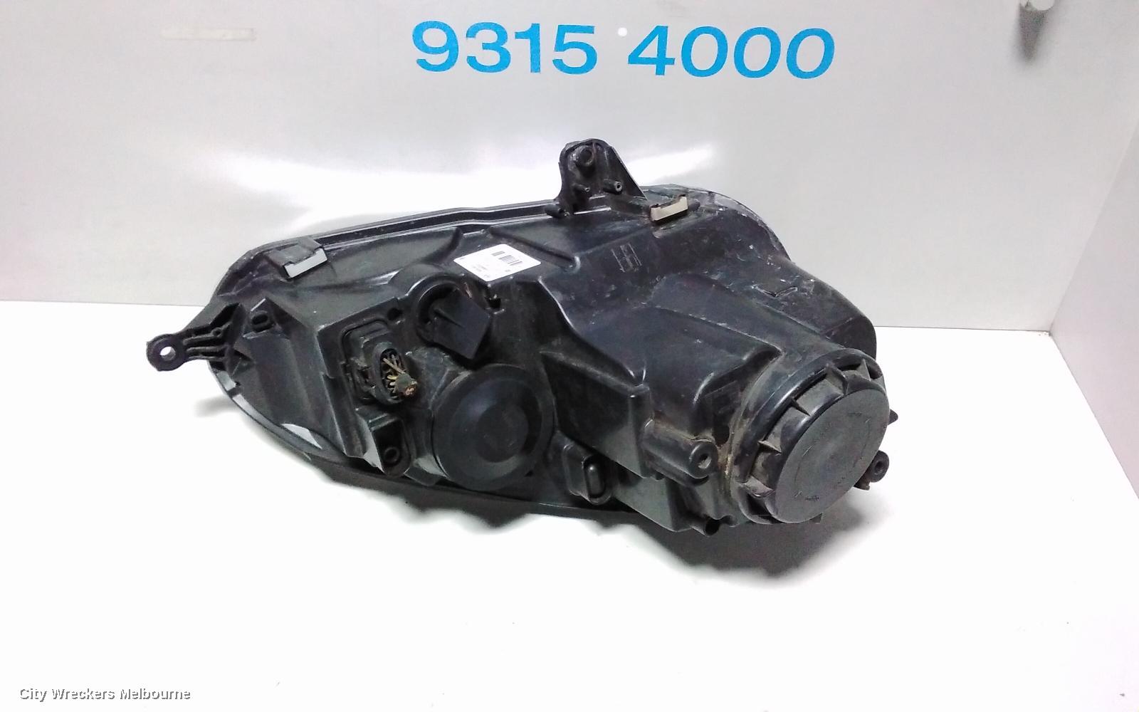 VOLKSWAGEN GOLF LEFT HEADLAMP, GEN 5, HALOGEN, CHROME INSERT TYPE, 07/2004 - 02/2009
