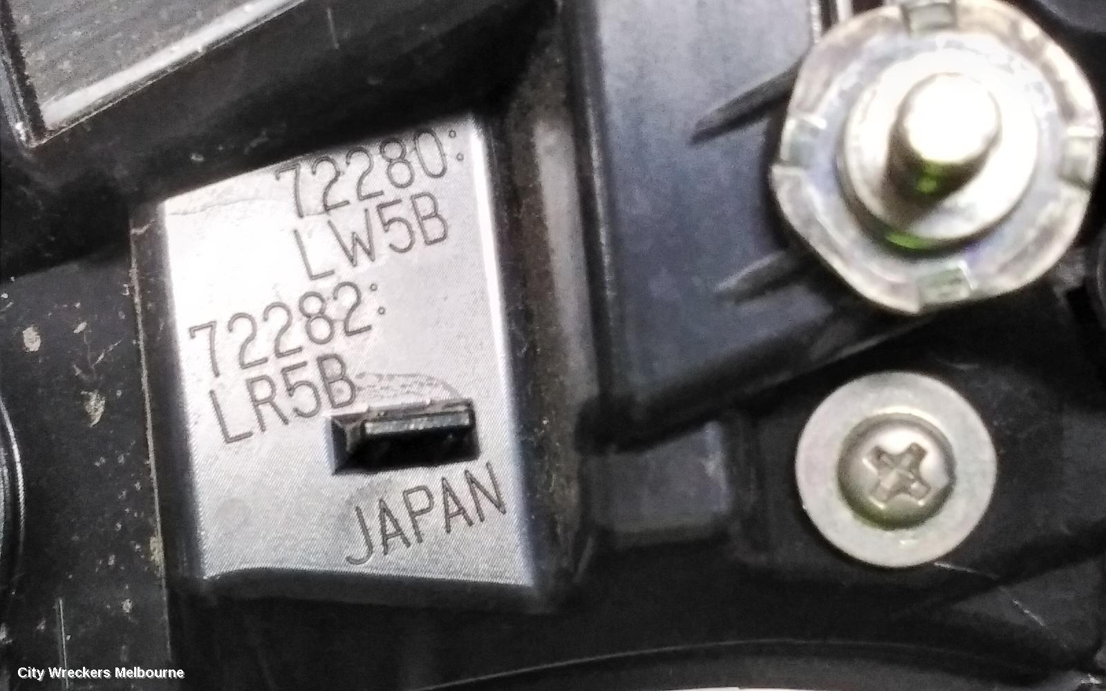 TOYOTA COROLLA REAR GARNISH, TAILGATE LAMP (LH SIDE), E210, HATCH, 07/2018 ONWARDS