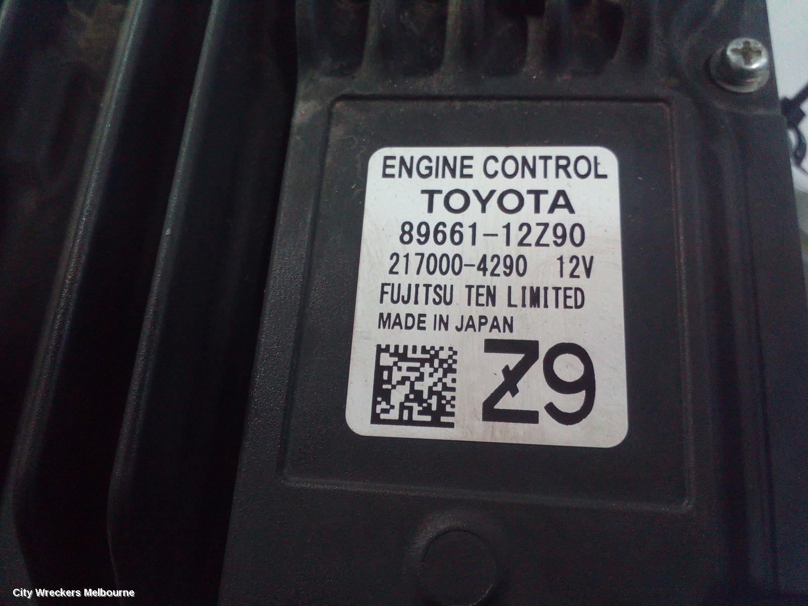 TOYOTA COROLLA ECU, ENGINE ECU, 2.0, PETROL, M20A-FKS, ECU ONLY, MZEA12R, 07/2018 ONWARDS