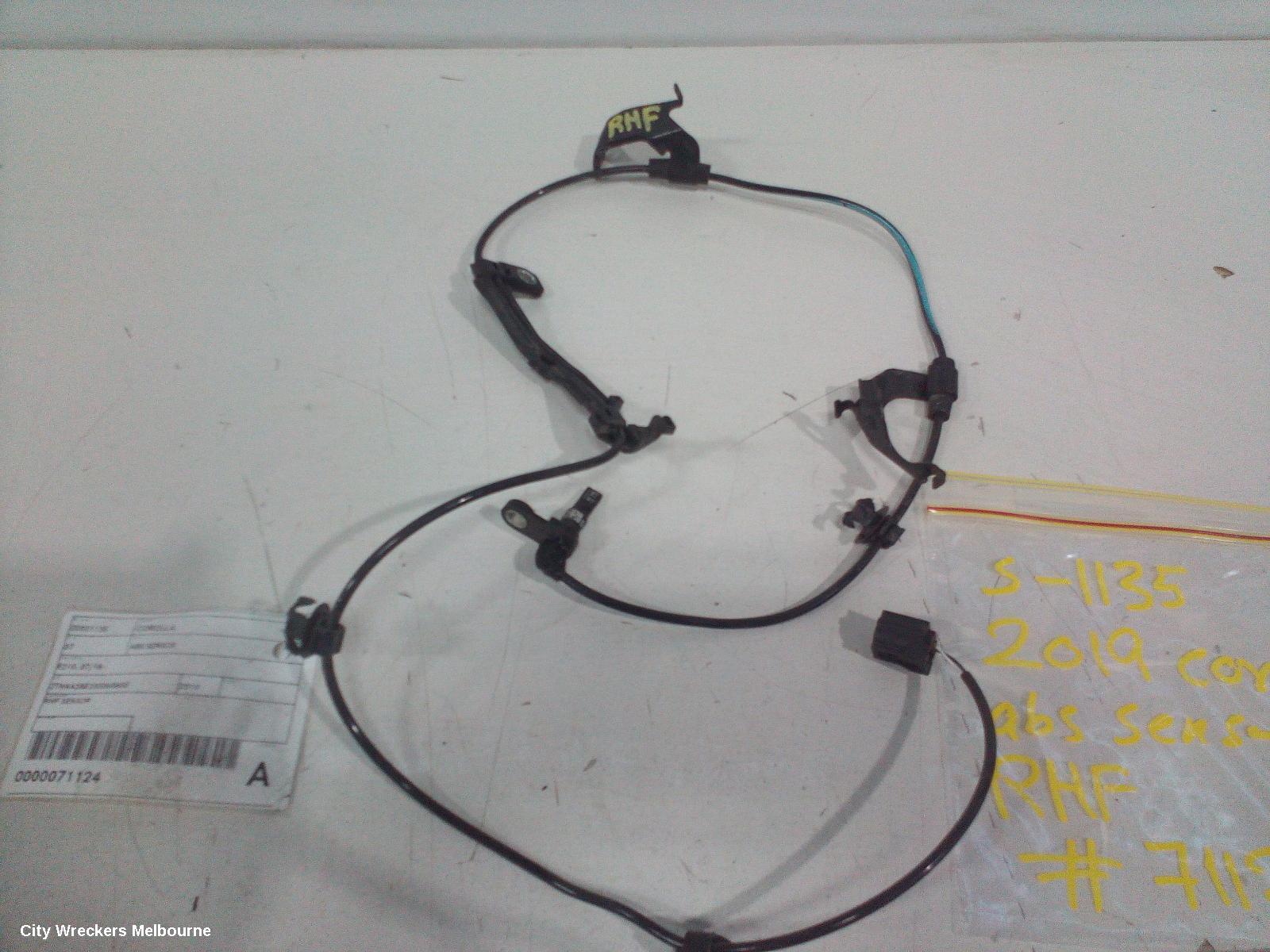 TOYOTA COROLLA ABS SENSOR, RH FRONT, E210, 07/2018 ONWARDS