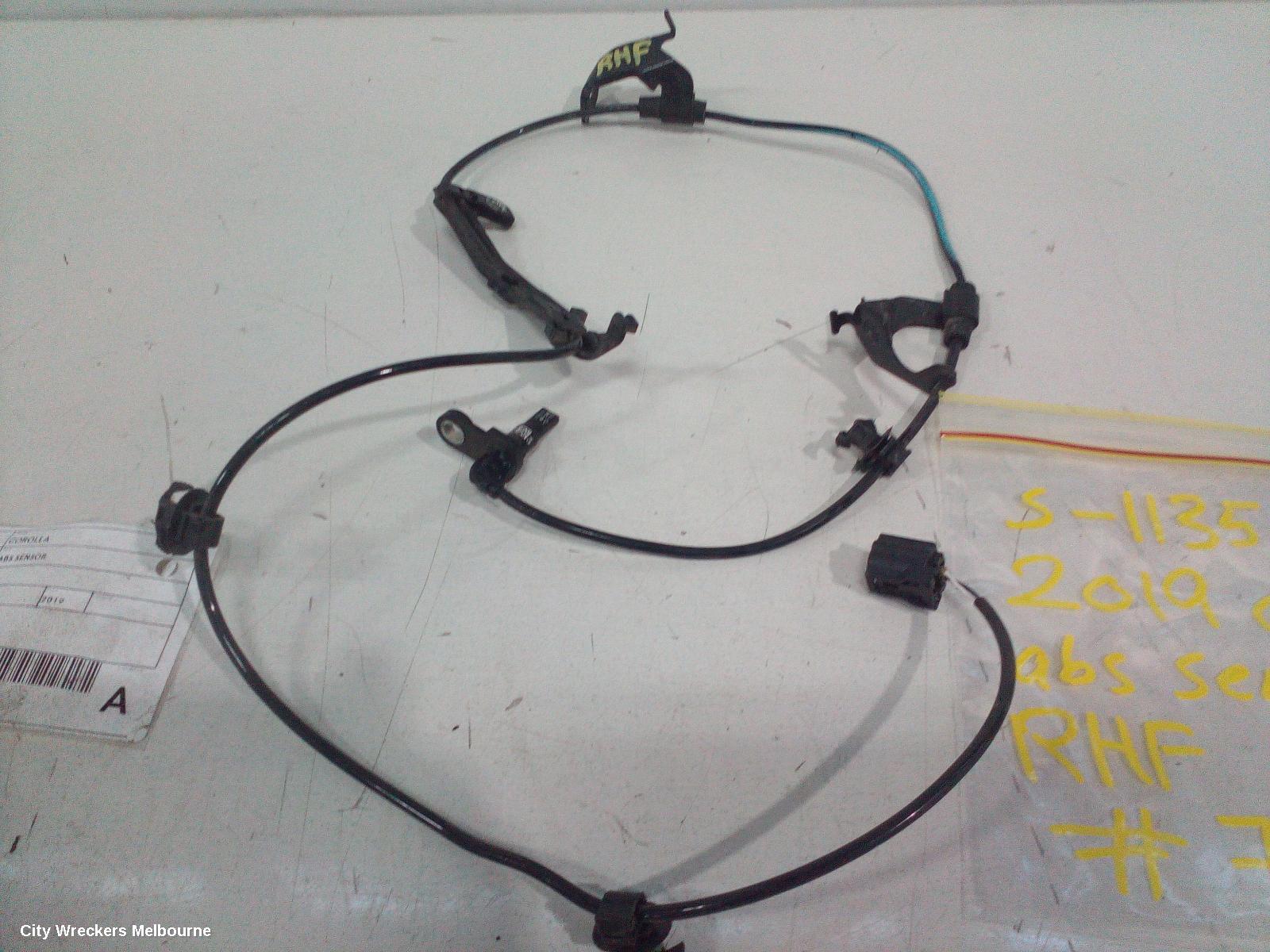 TOYOTA COROLLA ABS SENSOR, RH FRONT, E210, 07/2018 ONWARDS