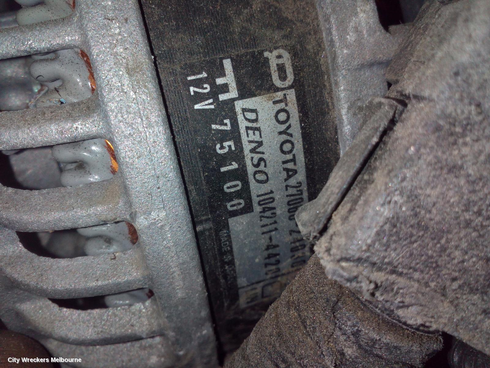 TOYOTA COROLLA ALTERNATOR, E210, PETROL, 2.0, M20A-FKS, 07/2018 ONWARDS