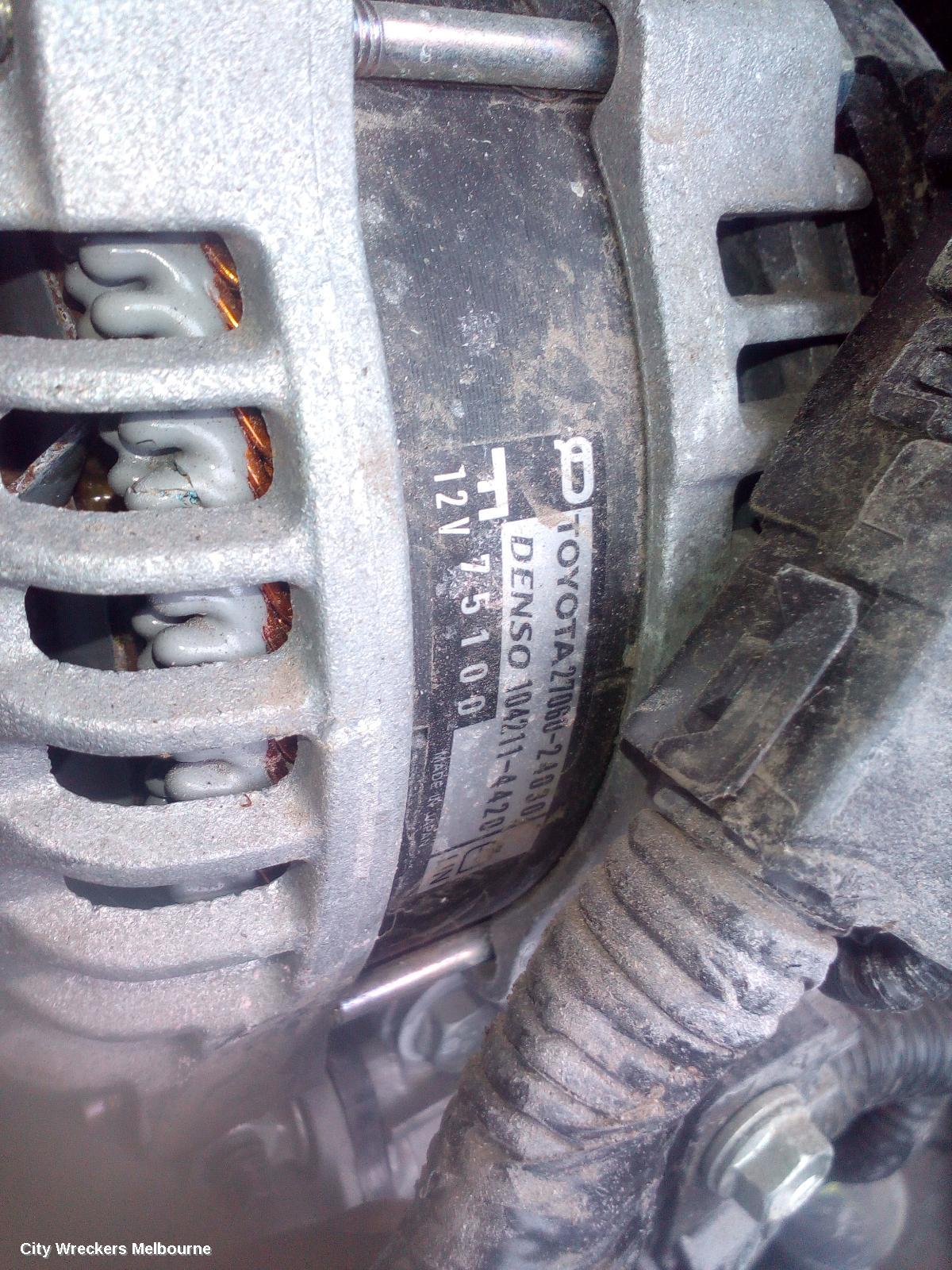 TOYOTA COROLLA ALTERNATOR, E210, PETROL, 2.0, M20A-FKS, 07/2018 ONWARDS