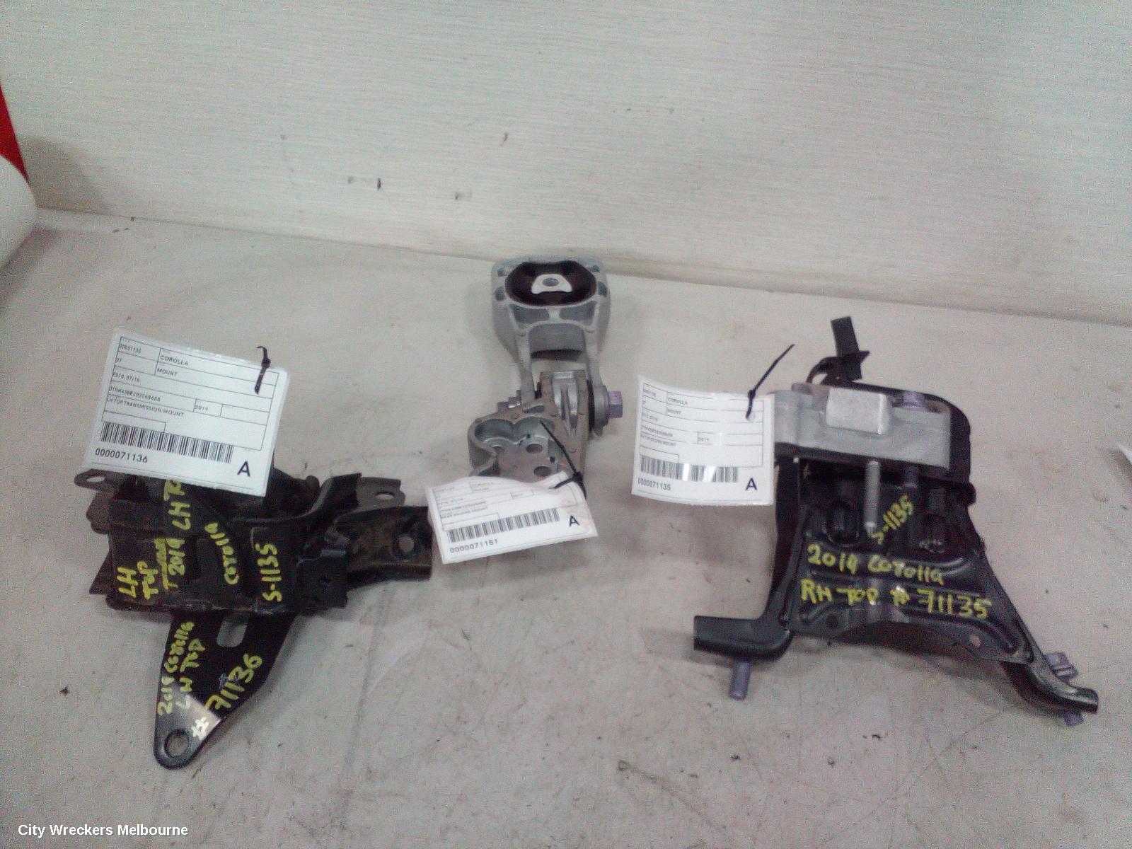 TOYOTA COROLLA MOUNT, E210, 07/2018 ONWARDS