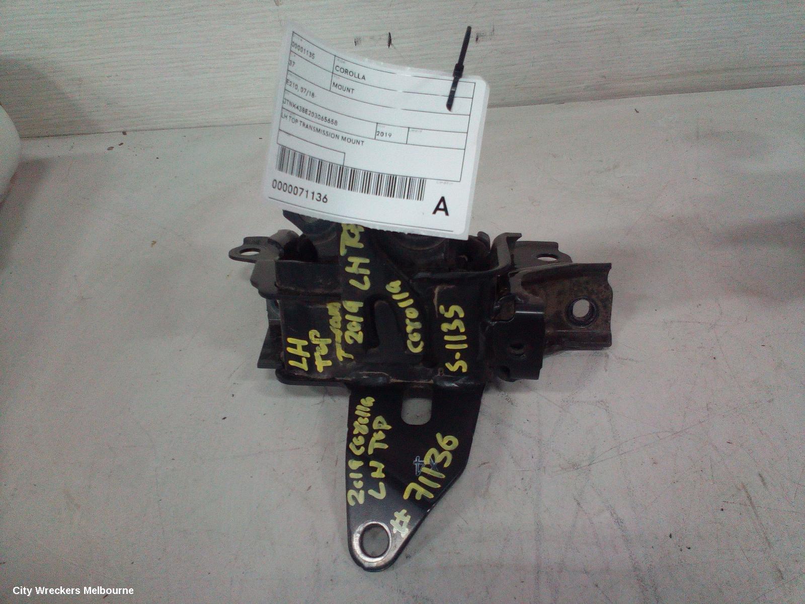 TOYOTA COROLLA MOUNT, E210, 07/2018 ONWARDS