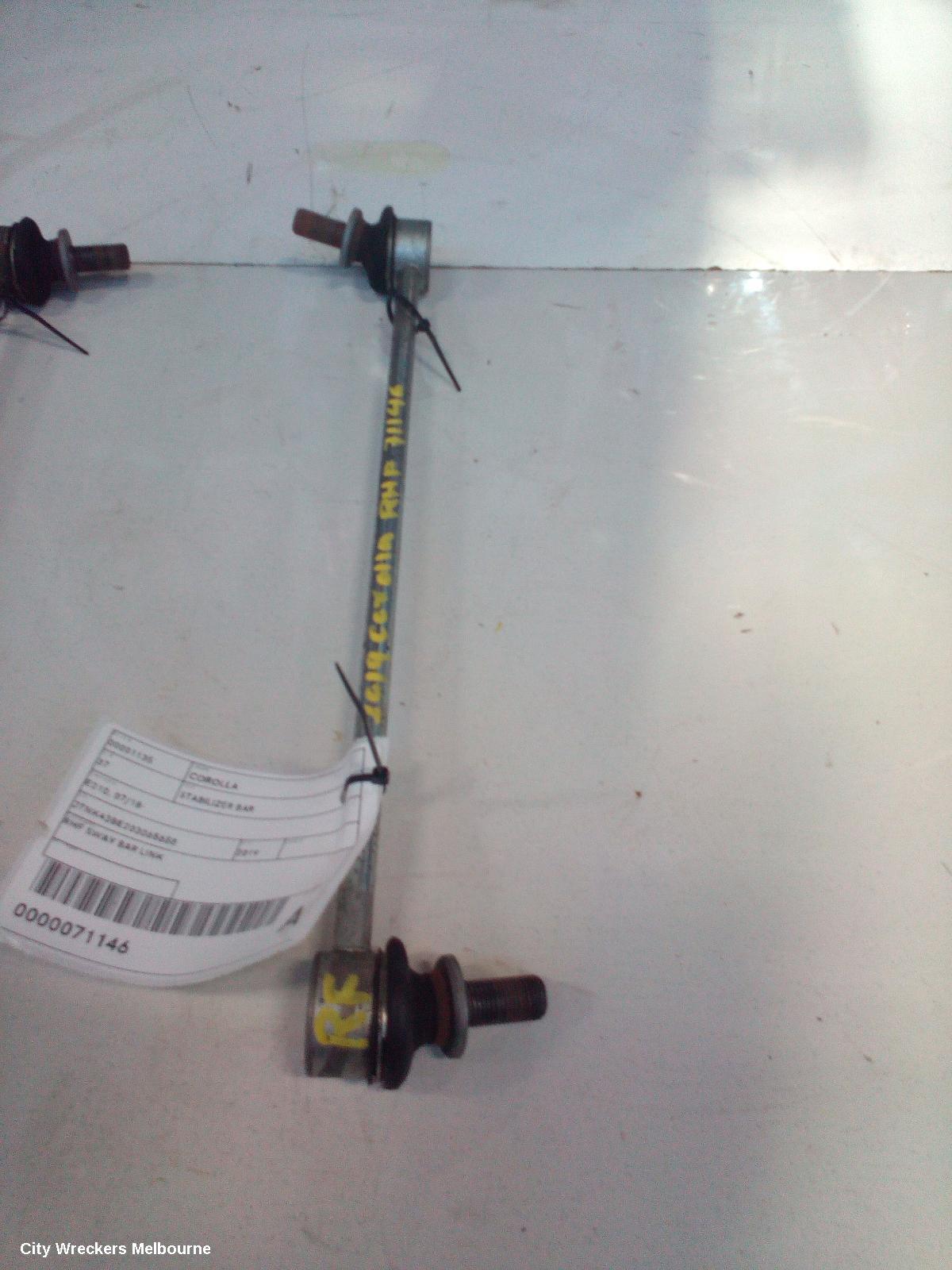 TOYOTA COROLLA STABILISER BAR, E210, HATCH, 07/2018 ONWARDS
