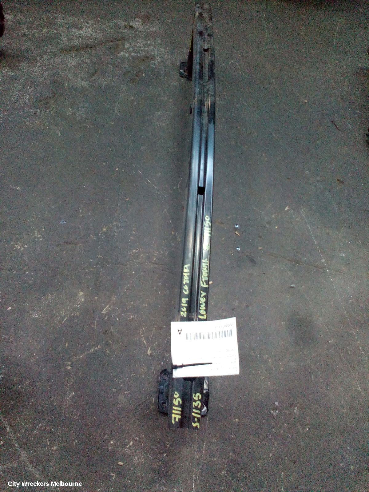 TOYOTA COROLLA F/BAR REINFORC/BRACK, LOWER ENERGY ABSORBER, E210, HATCH, 07/2018 ONWARDS
