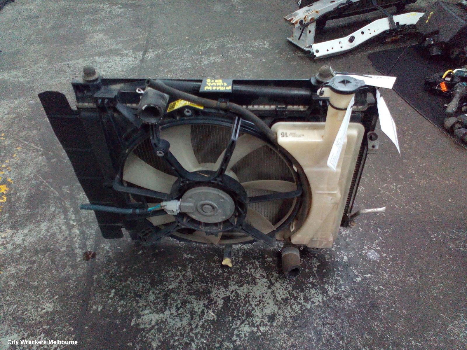 TOYOTA YARIS RADIATOR, MANUAL, 1.3/1.5, NCP9#-NCP13#, 10/2005 - 06/2016 (AUS ONLY)