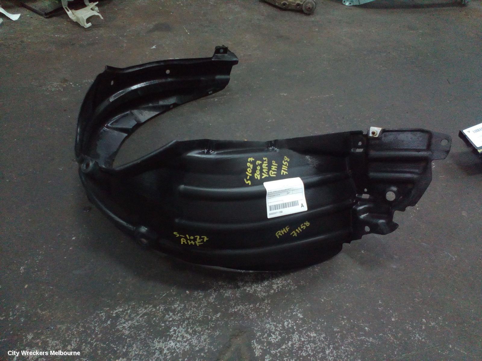 TOYOTA YARIS RIGHT GUARD LINER, NCP9#, SEDAN, 03/2006 - 06/2016 (AUS ONLY)