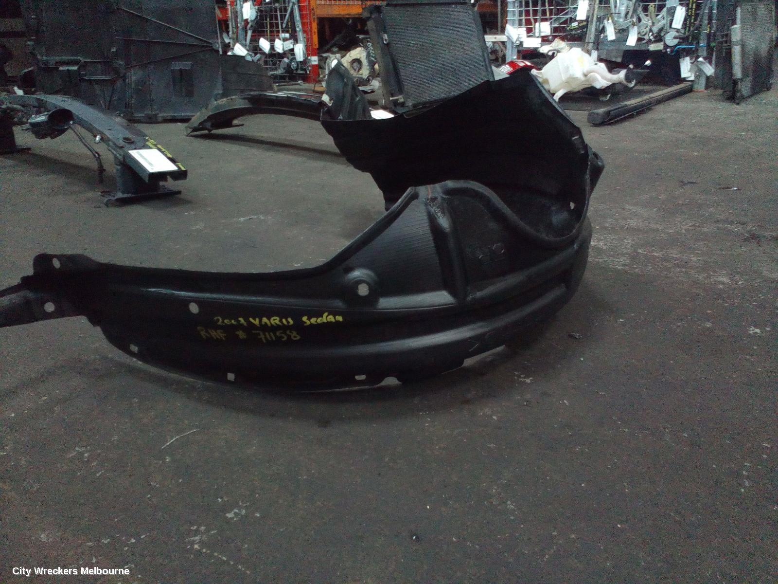 TOYOTA YARIS RIGHT GUARD LINER, NCP9#, SEDAN, 03/2006 - 06/2016 (AUS ONLY)