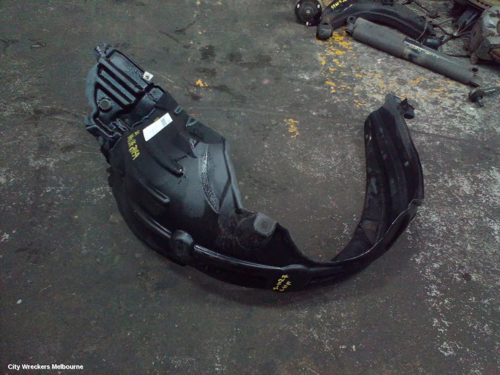 TOYOTA YARIS LEFT GUARD LINER, NCP9#, SEDAN, 03/2006 - 06/2016 (AUS ONLY)