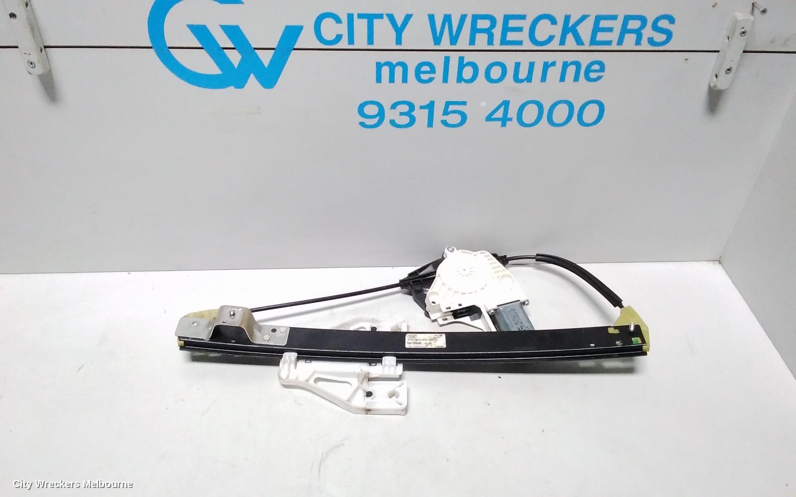 AUDI Q3 RIGHT REAR WND REG/MOTOR, 8U, 03/2012 - 12/2018