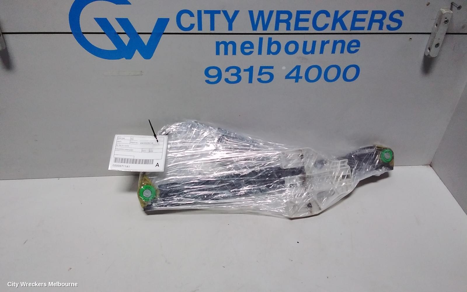 AUDI Q3 RIGHT REAR WND REG/MOTOR, 8U, 03/2012 - 12/2018
