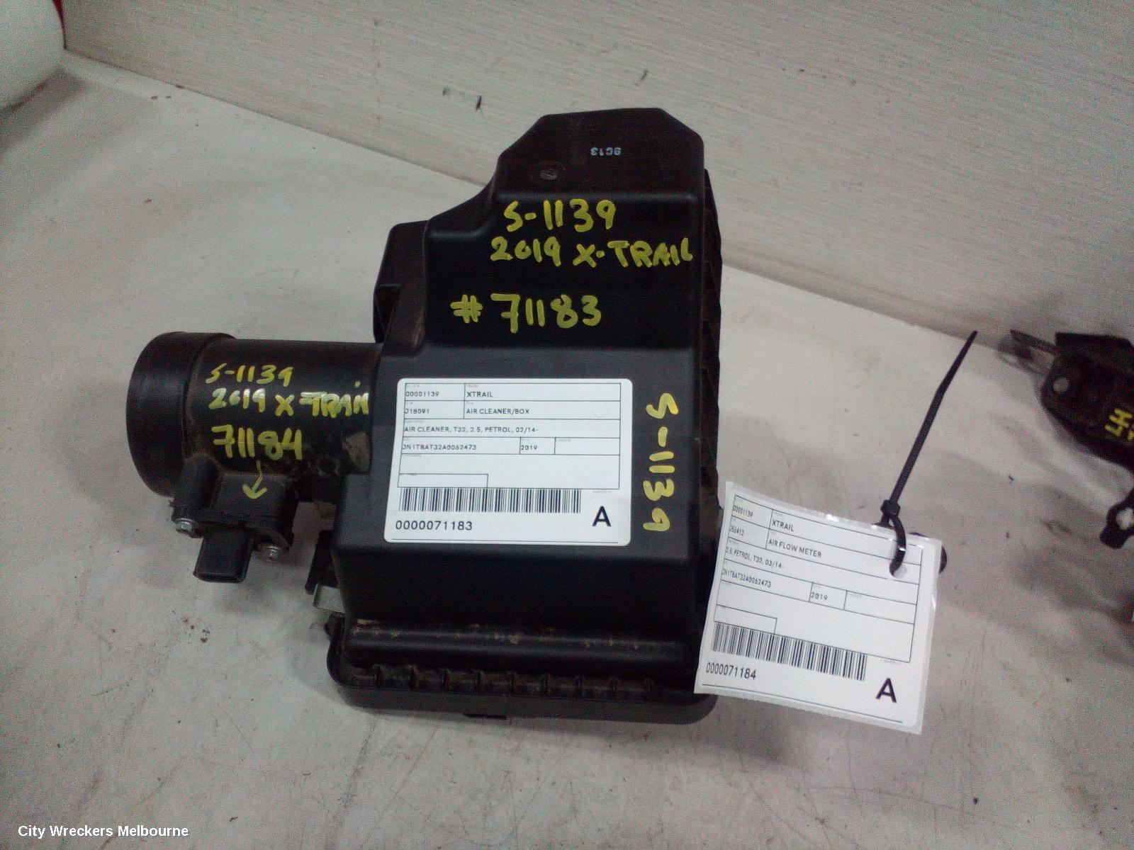 NISSAN XTRAIL AIR FLOW METER, 2.5, PETROL, T32, 03/2014 ONWARDS