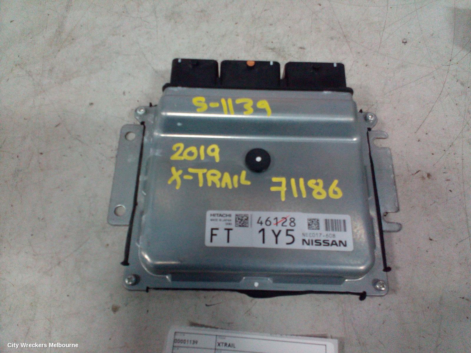 NISSAN XTRAIL ECU, ENGINE ECU, 2.5, PETROL, AUTO T/M, ECU ONLY, T31-T32, 09/2007 ONWARDS