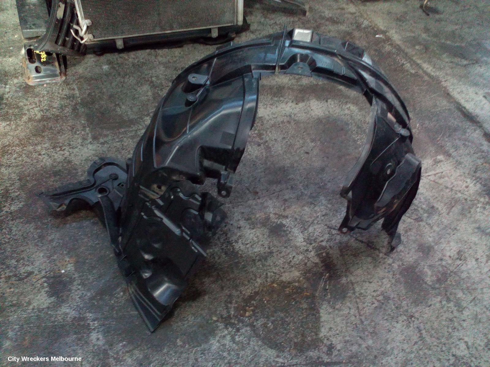 NISSAN XTRAIL RIGHT GUARD LINER, T32, FRONT, 02/2014 - 07/2022