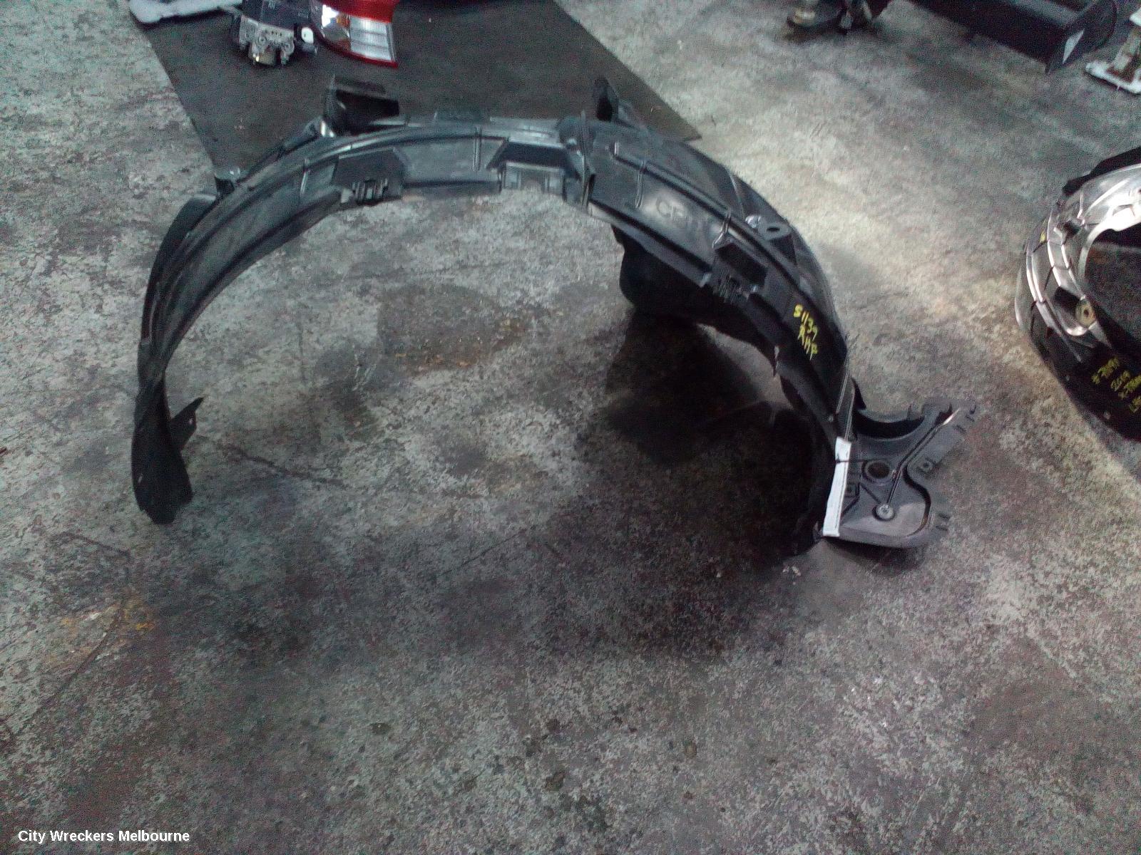 NISSAN XTRAIL RIGHT GUARD LINER, T32, FRONT, 02/2014 - 07/2022