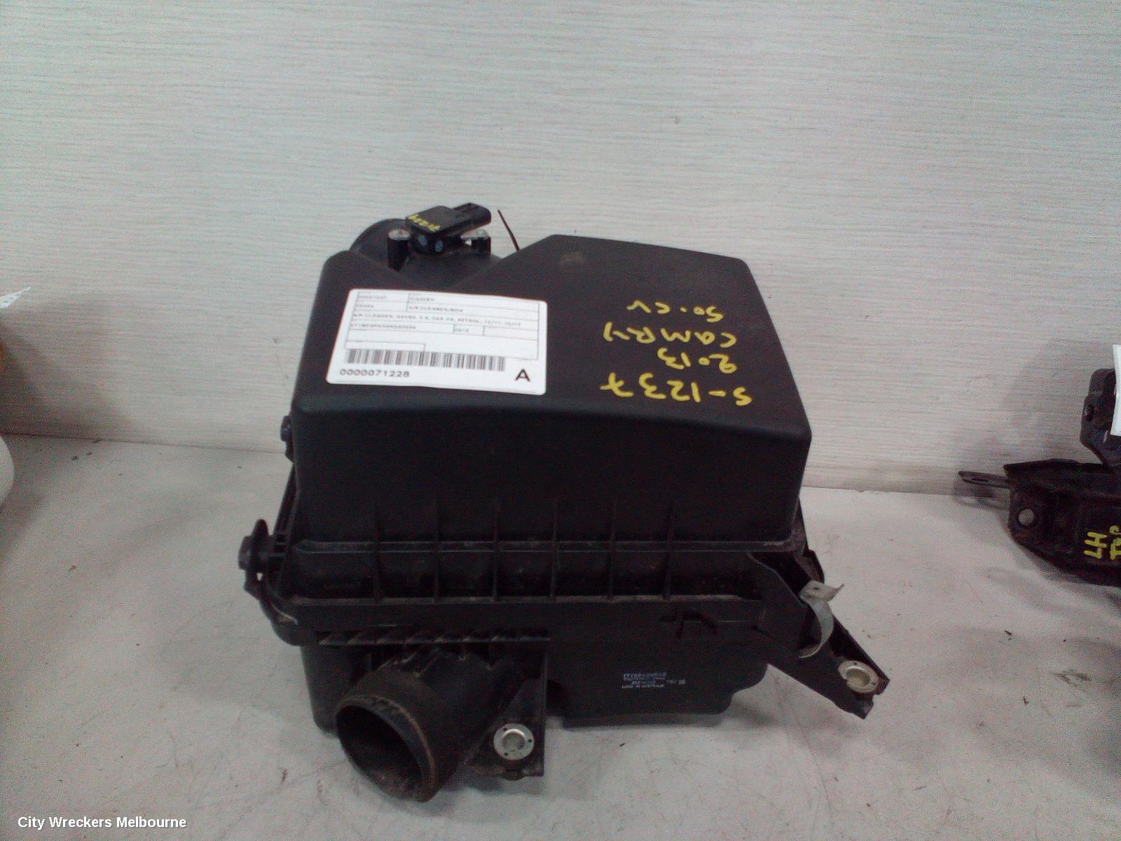 TOYOTA CAMRY AIR CLEANER/BOX, AIR CLEANER, ASV50, 2.5, 2AR-FE, PETROL, 12/2011 - 10/2017