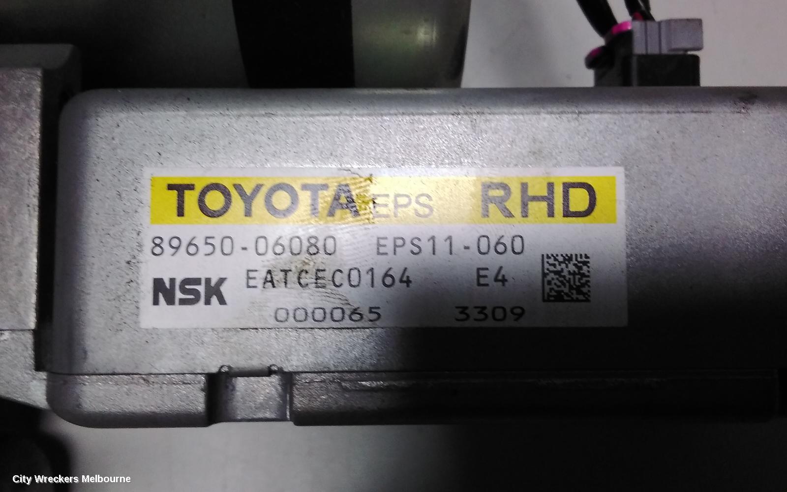 TOYOTA CAMRY STEERING COLUMN, ASV50/AVV50, 12/2011 - 10/2017