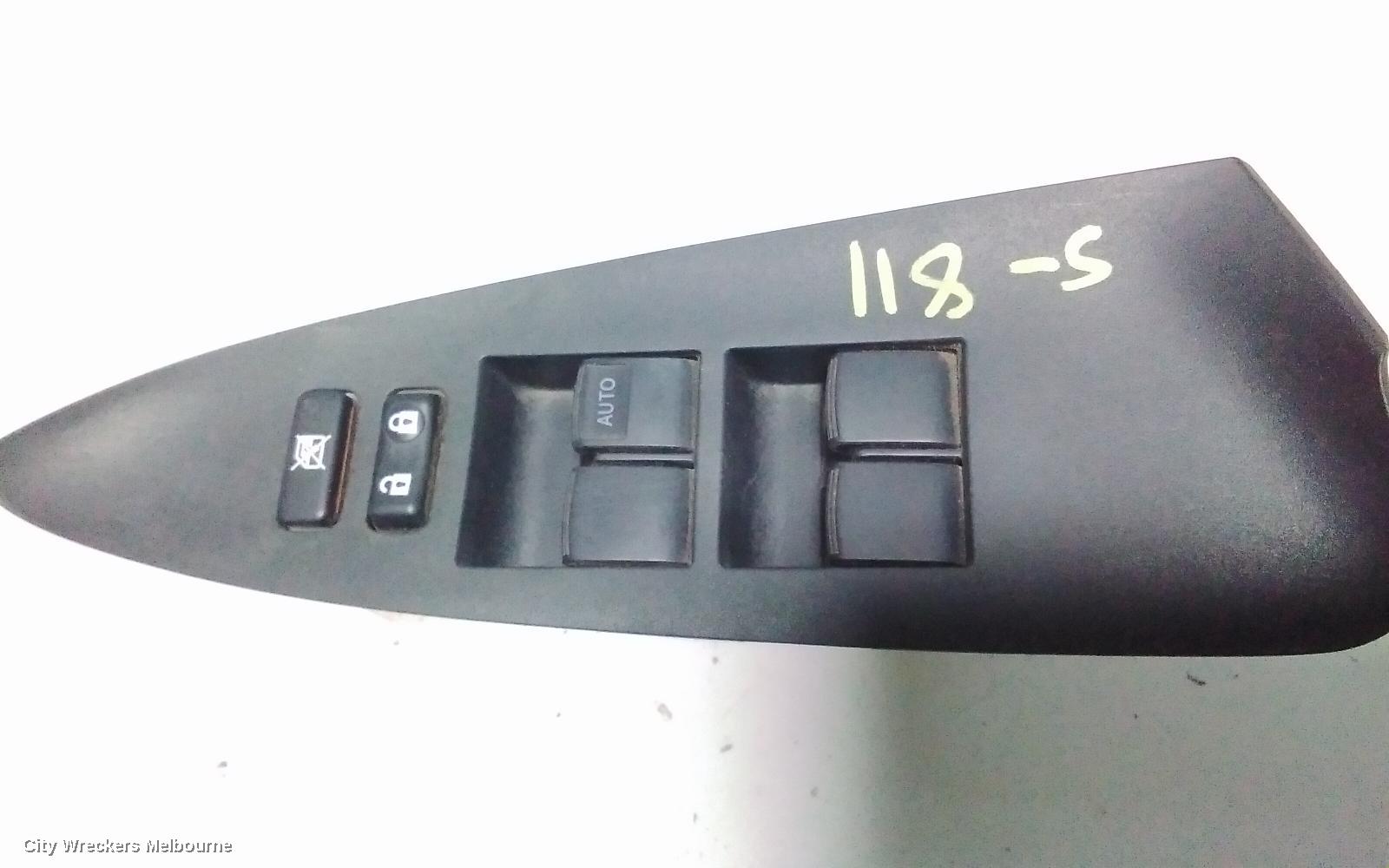 TOYOTA RAV4 PWR DR WIND SWITCH, RH FRONT (MASTER SWITCH), ACA33, 10/2007 - 11/2012
