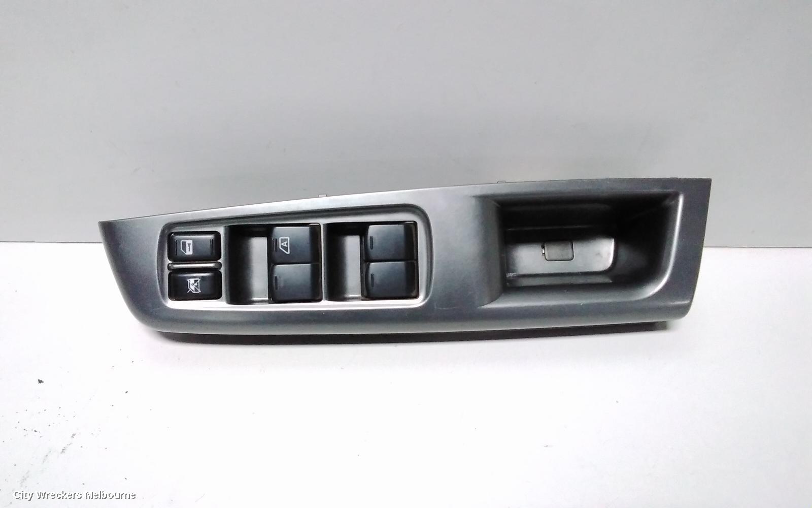 SUBARU FORESTER PWR DR WIND SWITCH, RH FRONT (MASTER SWITCH), S07, 06/2010 - 12/2012