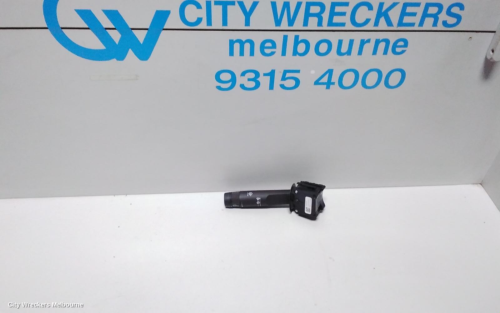 HOLDEN COLORADO COMBINATION SWITCH, WIPER SWITCH, RG 7, BLACK, 12/2012 - 06/2016