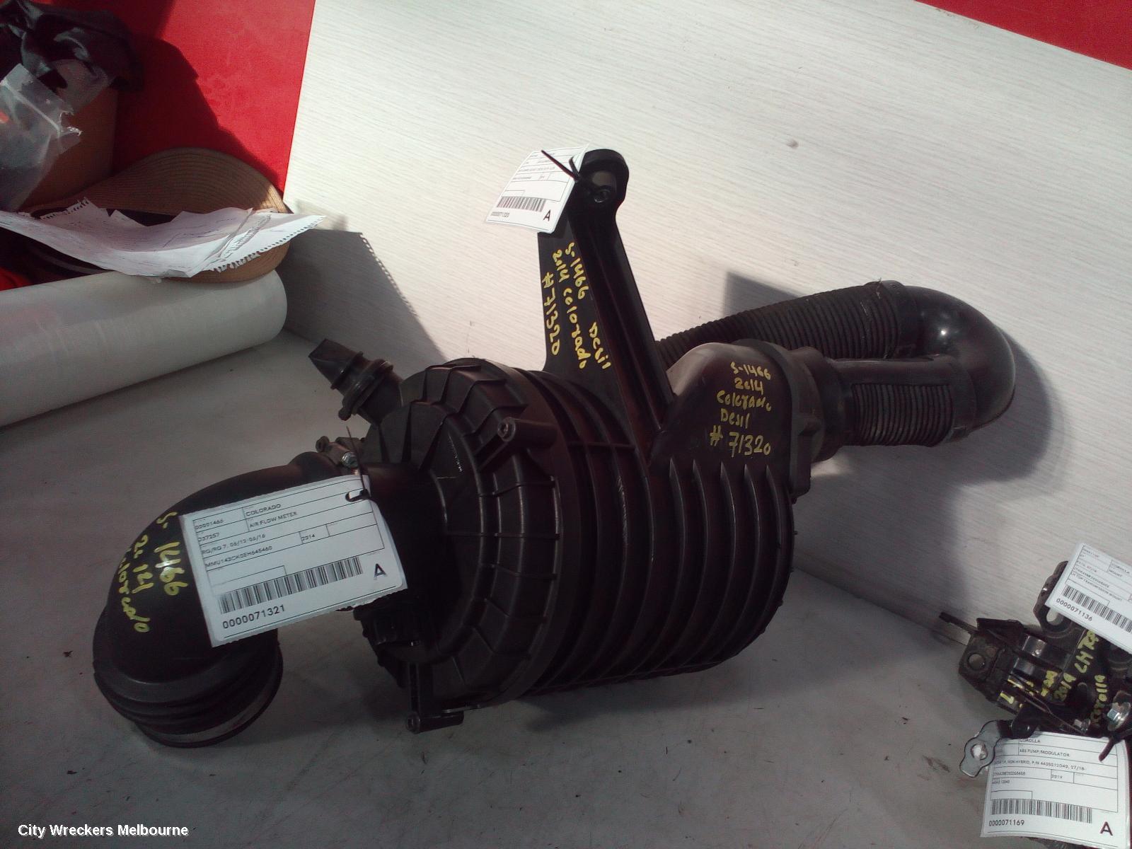 HOLDEN COLORADO AIR FLOW METER, RG/RG 7, 06/2012 - 04/2015