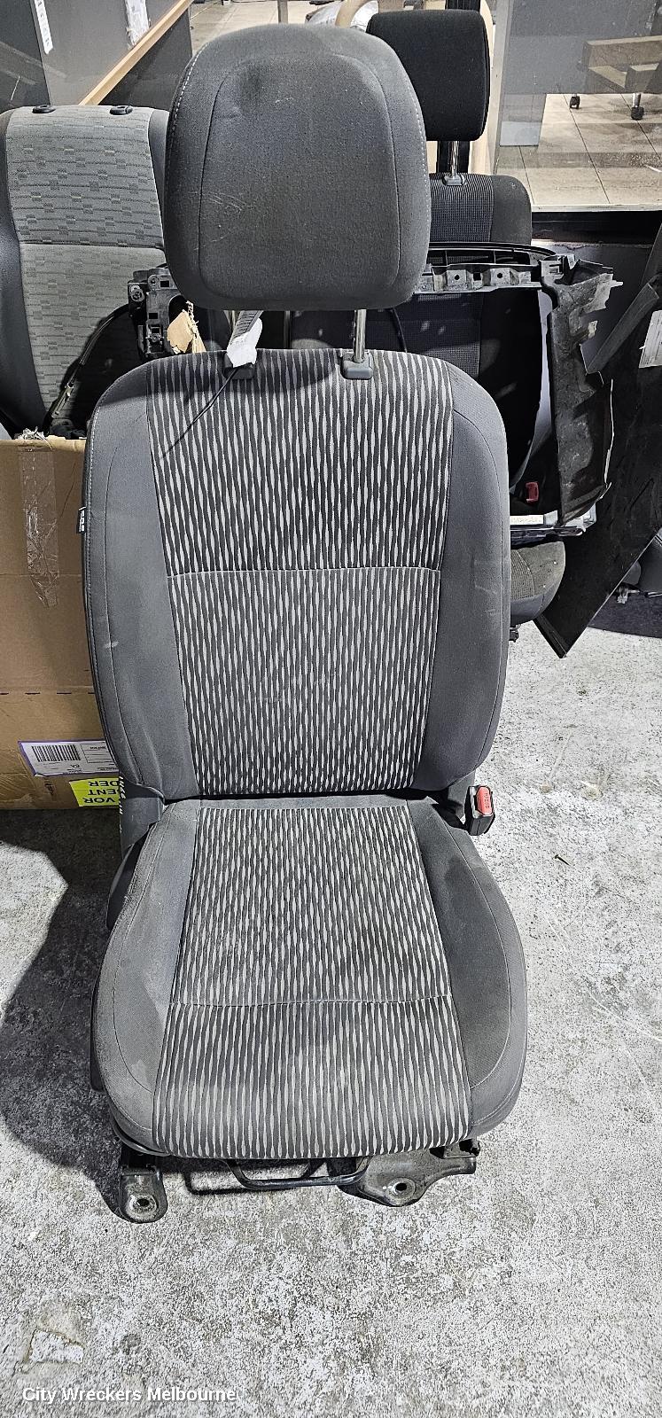 HOLDEN COLORADO FRONT SEAT, RG 7, RH FRONT, CLOTH, 12/2012 - 06/2016