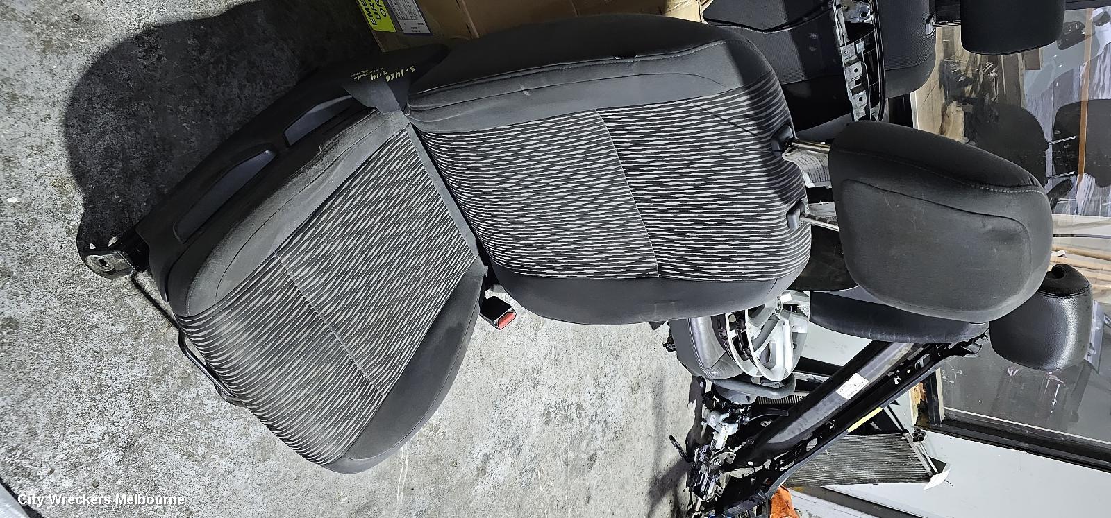 HOLDEN COLORADO FRONT SEAT, RG 7, RH FRONT, CLOTH, 12/2012 - 06/2016