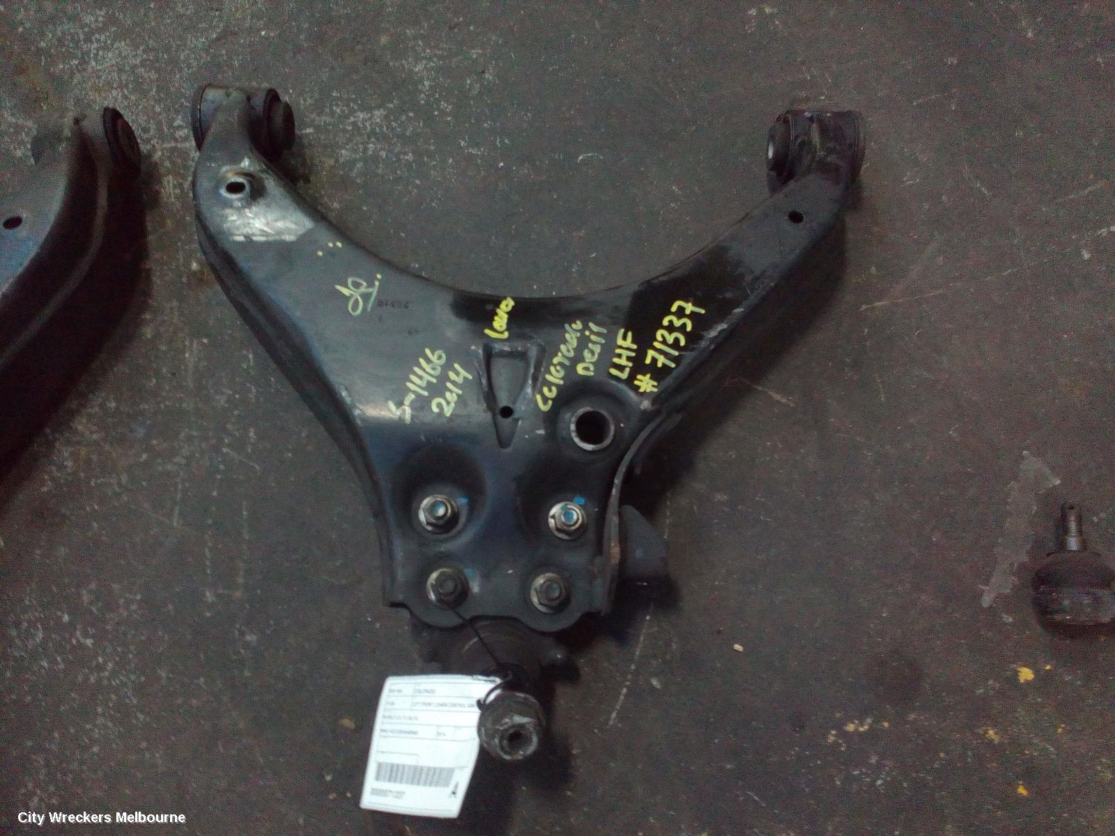 HOLDEN COLORADO LEFT FRONT LOWER CONTROL ARM, RG/RG 7, 01/2012 - 06/2016