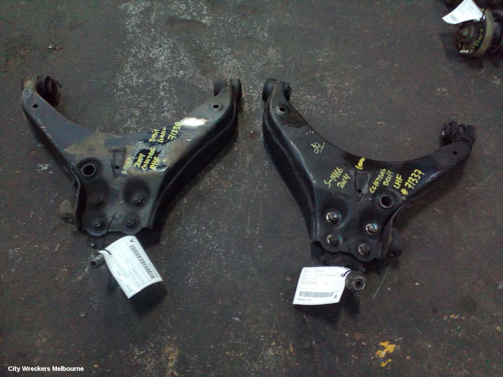 HOLDEN COLORADO LEFT FRONT LOWER CONTROL ARM, RG/RG 7, 01/2012 - 06/2016