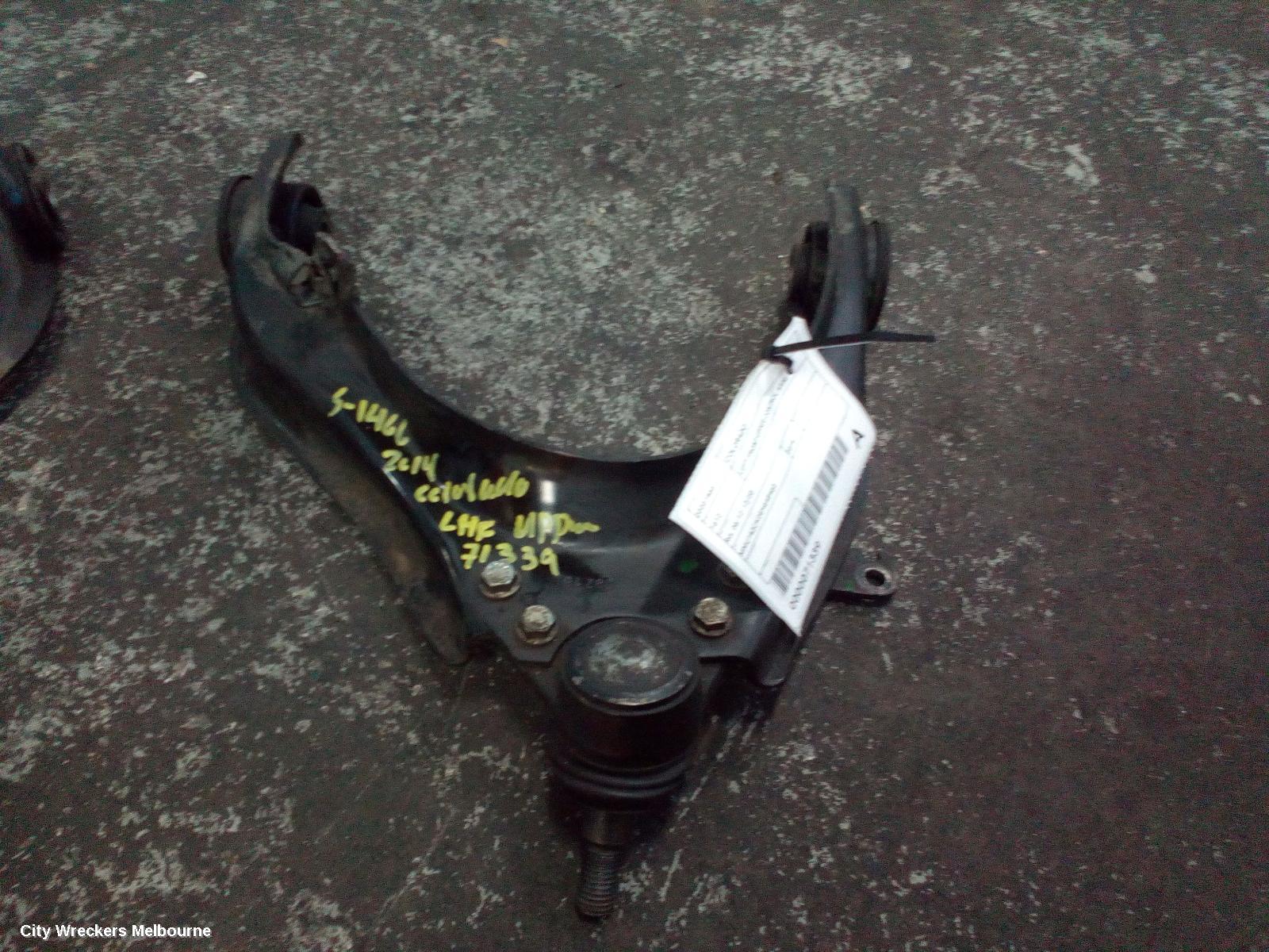 HOLDEN COLORADO LEFT FRONT UPPER CONTROL ARM, RG, 2WD, 06/2012 - 12/2020