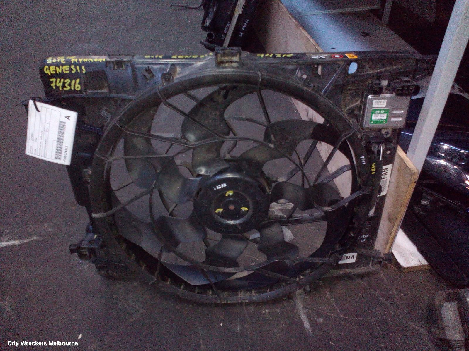 HYUNDAI GENESIS FAN, RADIATOR FAN, DH, 11/2014 - 01/2018