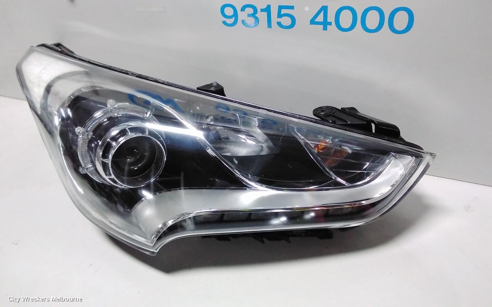 HYUNDAI VELOSTER RIGHT HEADLAMP, FS, VELOSTER+ TYPE, 12/2011 - 02/2018