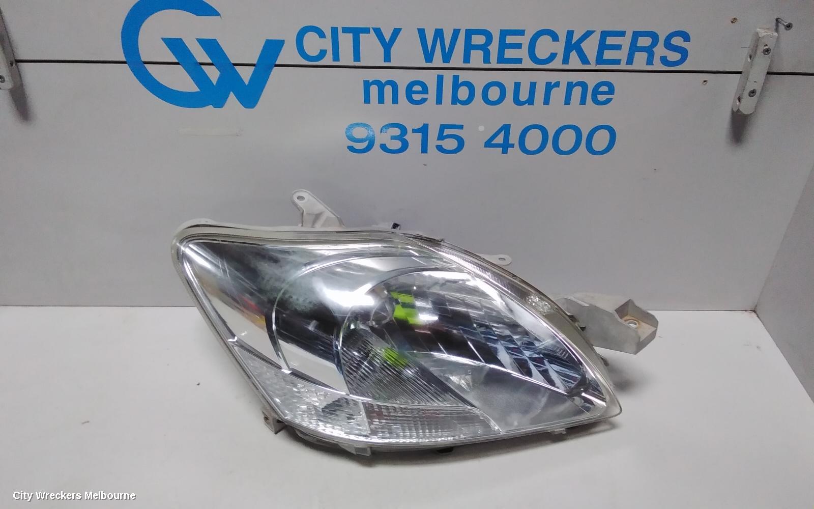 TOYOTA YARIS RIGHT HEADLAMP, NCP9#, SEDAN, NON HID, ELECT ADJ, LENS# 52163, 03/2006 - 06/2016 (AUS ONLY)