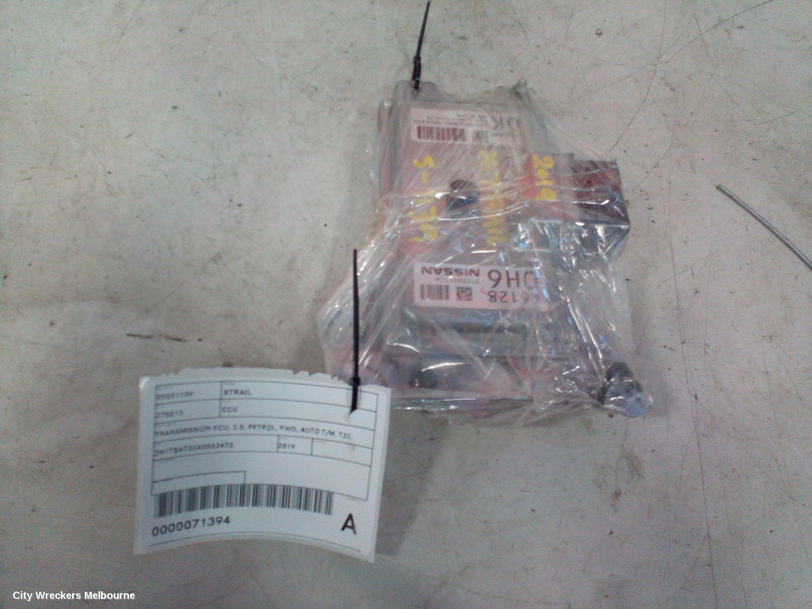 NISSAN XTRAIL ECU, TRANSMISSION ECU, 2.5, PETROL, FWD, AUTO T/M, T32, 02/2014 ONWARDS