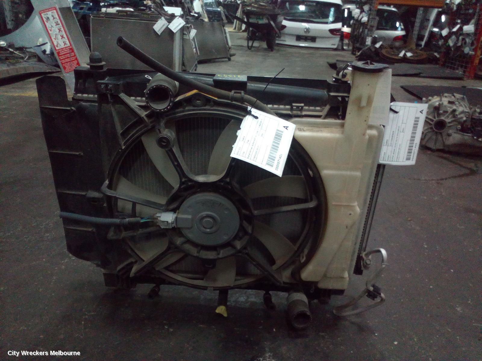 TOYOTA YARIS FAN, RADIATOR FAN, NCP9#-NCP13#, 10/2005 - 12/2019 (AUS ONLY)