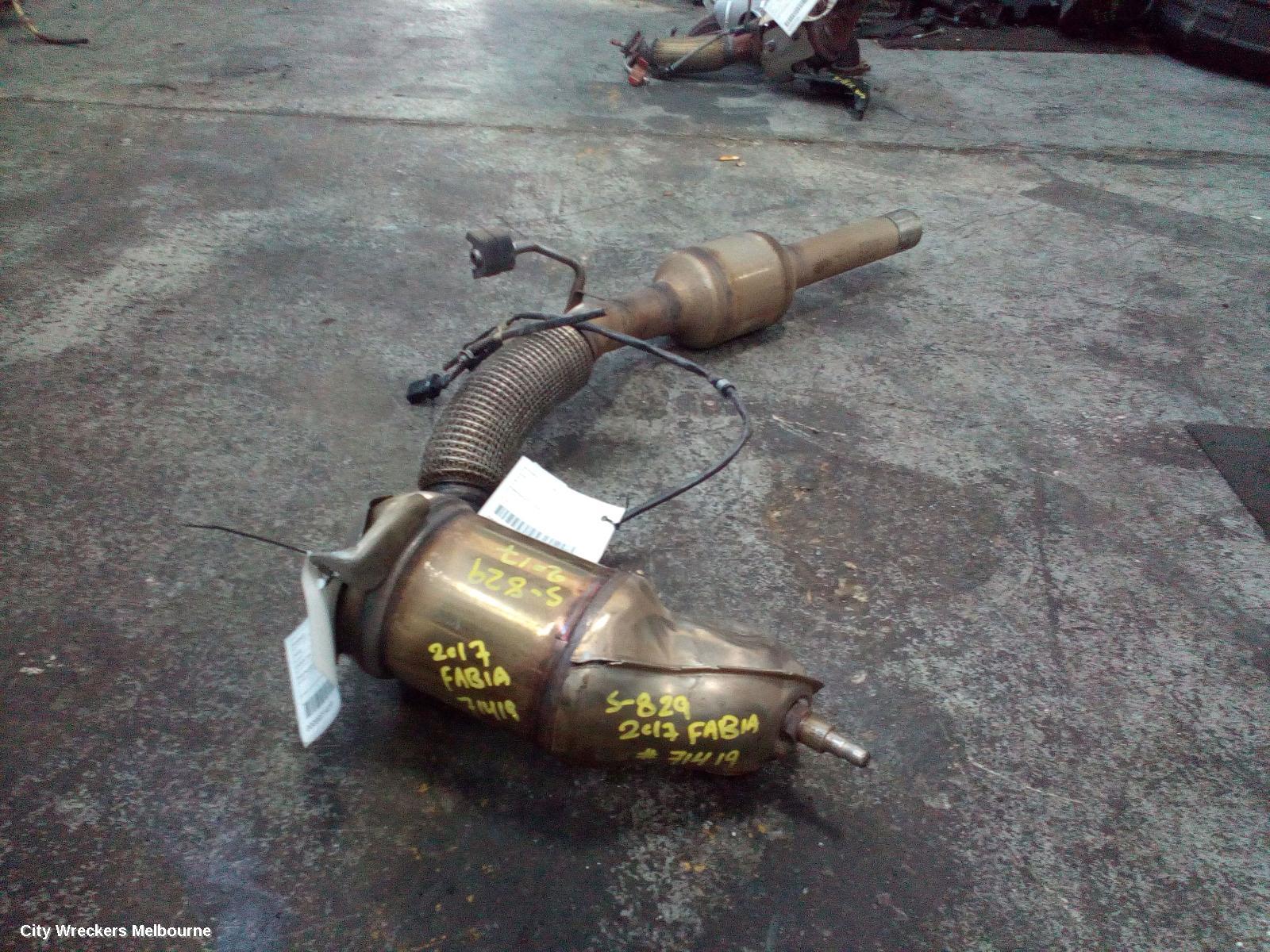 SKODA FABIA CATALYTIC CONVERTER, UNDER CAR, 1.2, PETROL, NJ, 01/2015 ONWARDS