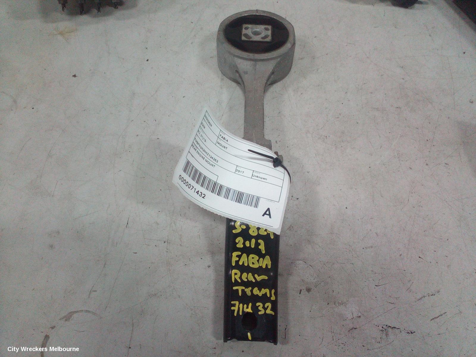 SKODA FABIA MOUNT, NJ, 01/2015 - 08/2021