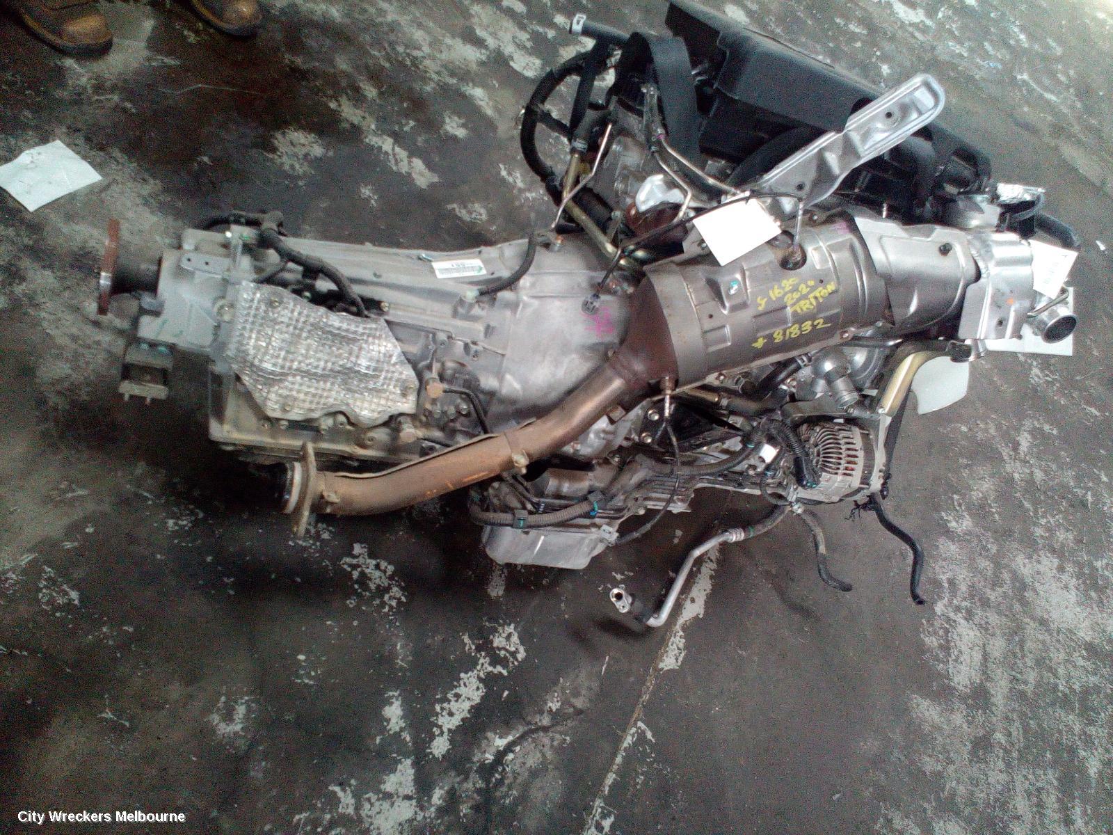 MITSUBISHI TRITON TRANS/GEARBOX, AUTO, 2WD, DIESEL, 2.4, 4N15, 6 SPEED (R6AWH TRANS CODE), MR, 11/2018 - 10/2023