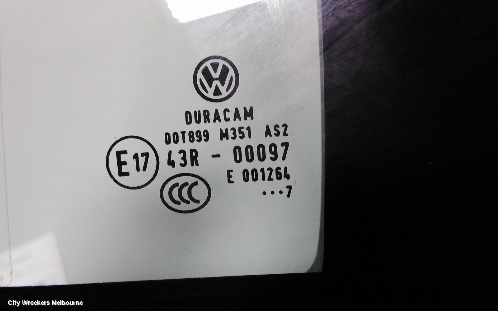 VOLKSWAGEN TIGUAN LEFT REAR 1/4 DOOR GLASS, 5NA, 06/2016 - 02/2024