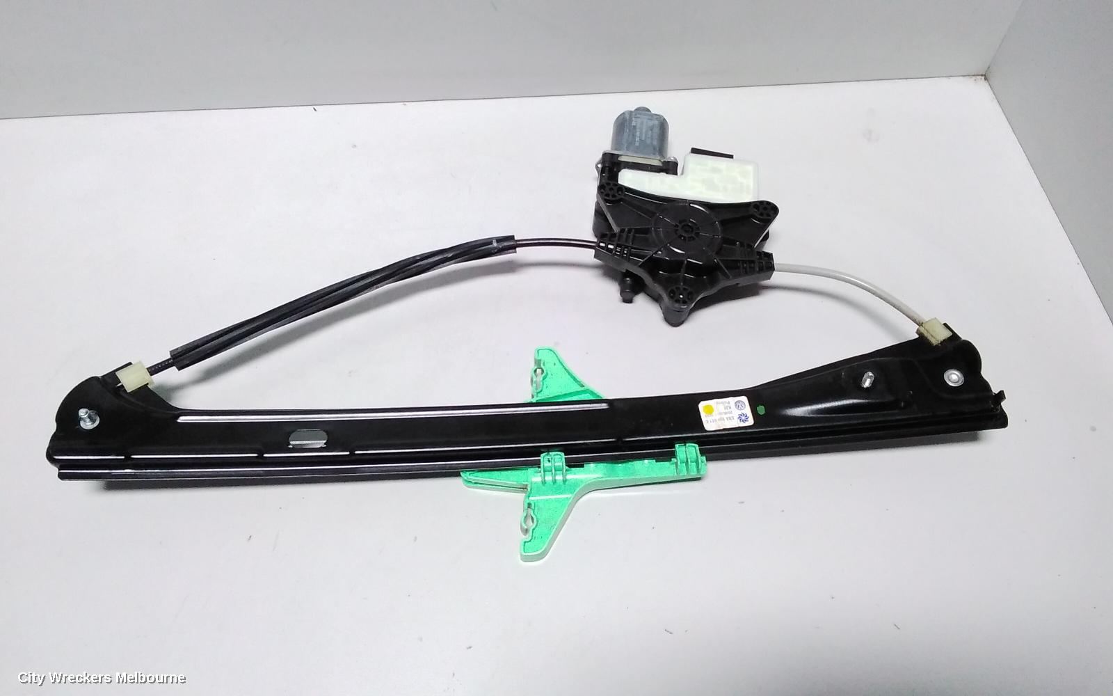 VOLKSWAGEN TIGUAN LEFT REAR WND REG/MOTOR, DOOR REG ASSY (REG AND MOTOR), 5NA, 06/2016 ONWARDS