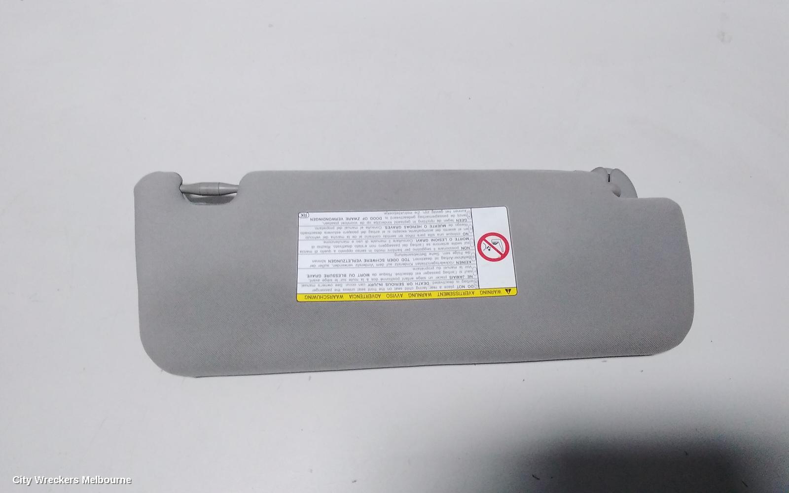 TOYOTA CAMRY SUNVISOR, ASV50/AVV50, RH SIDE, NON LAMP TYPE, 12/2011 - 10/2017