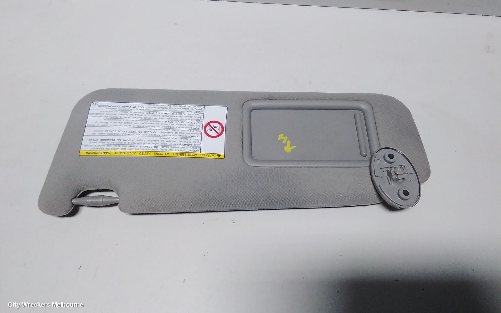TOYOTA CAMRY SUNVISOR, ASV50/AVV50, RH SIDE, NON LAMP TYPE, 12/2011 - 10/2017