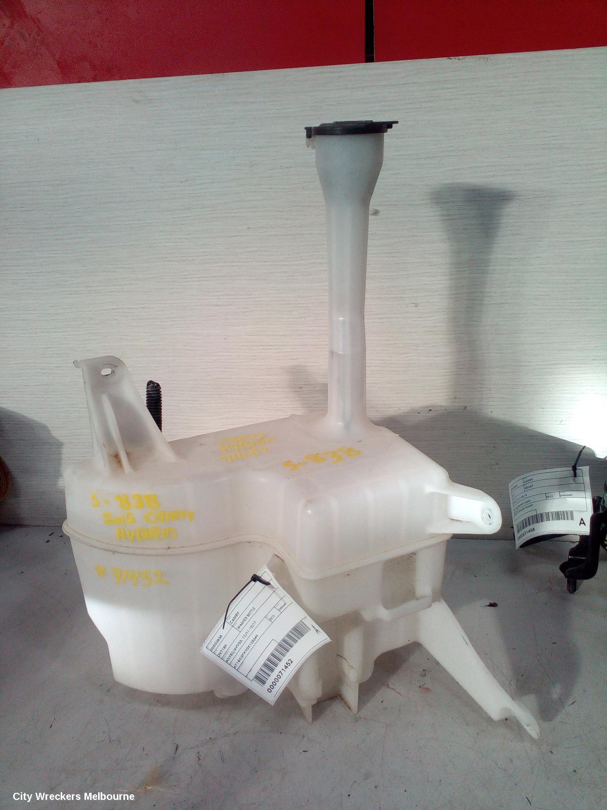 TOYOTA CAMRY WASHER BOTTLE, ASV50/AVV50, 12/2011 - 10/2017