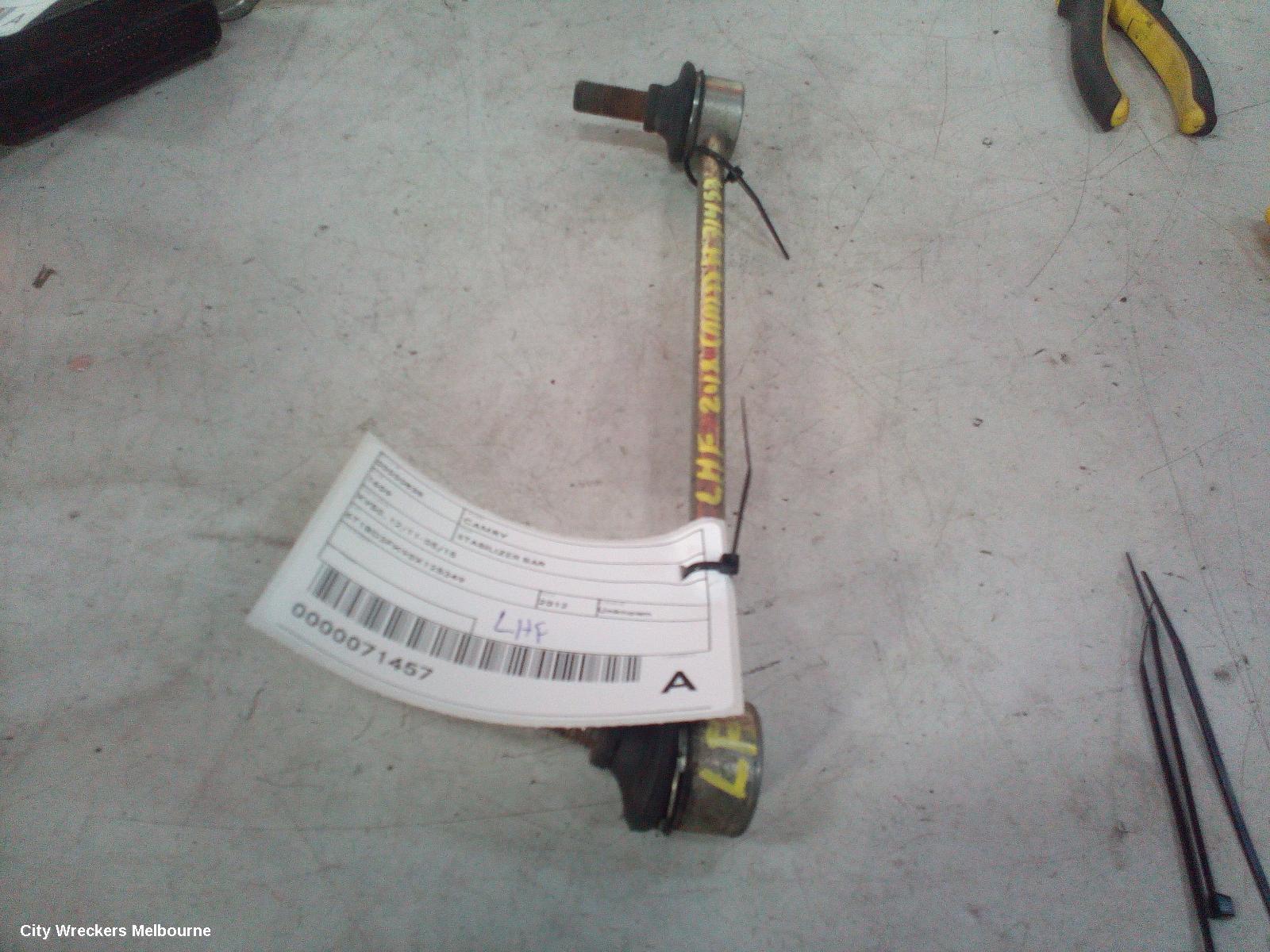 TOYOTA CAMRY STABILISER BAR, XV50, 12/2011 - 05/2015