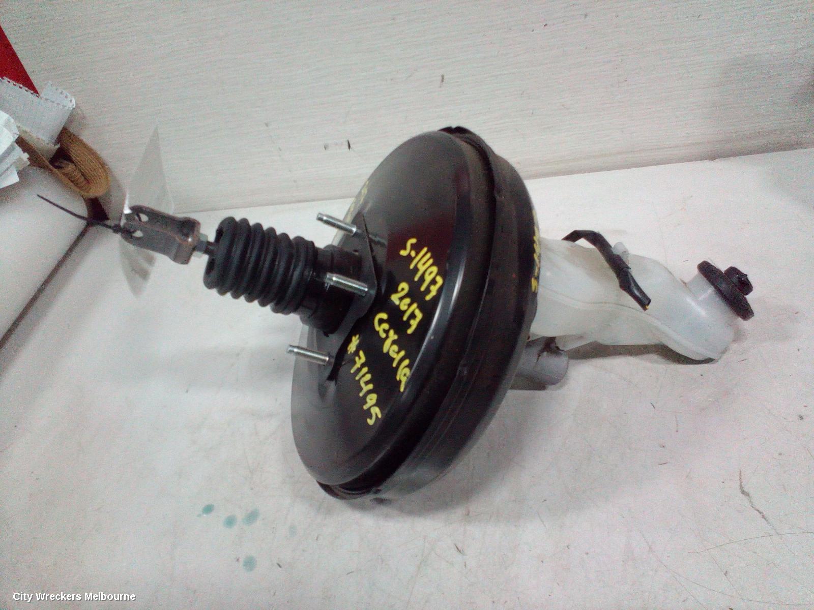 TOYOTA COROLLA BRAKE BOOSTER, ZRE182R, P/N 4461012J30, 10/2012 - 06/2018