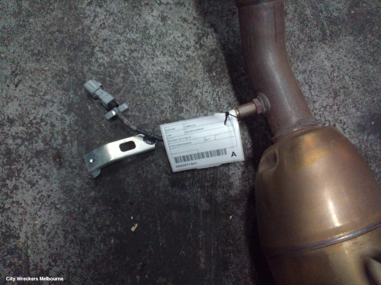 TOYOTA COROLLA OXYGEN SENSOR, ZRE182R 10/2012 - 06/2018